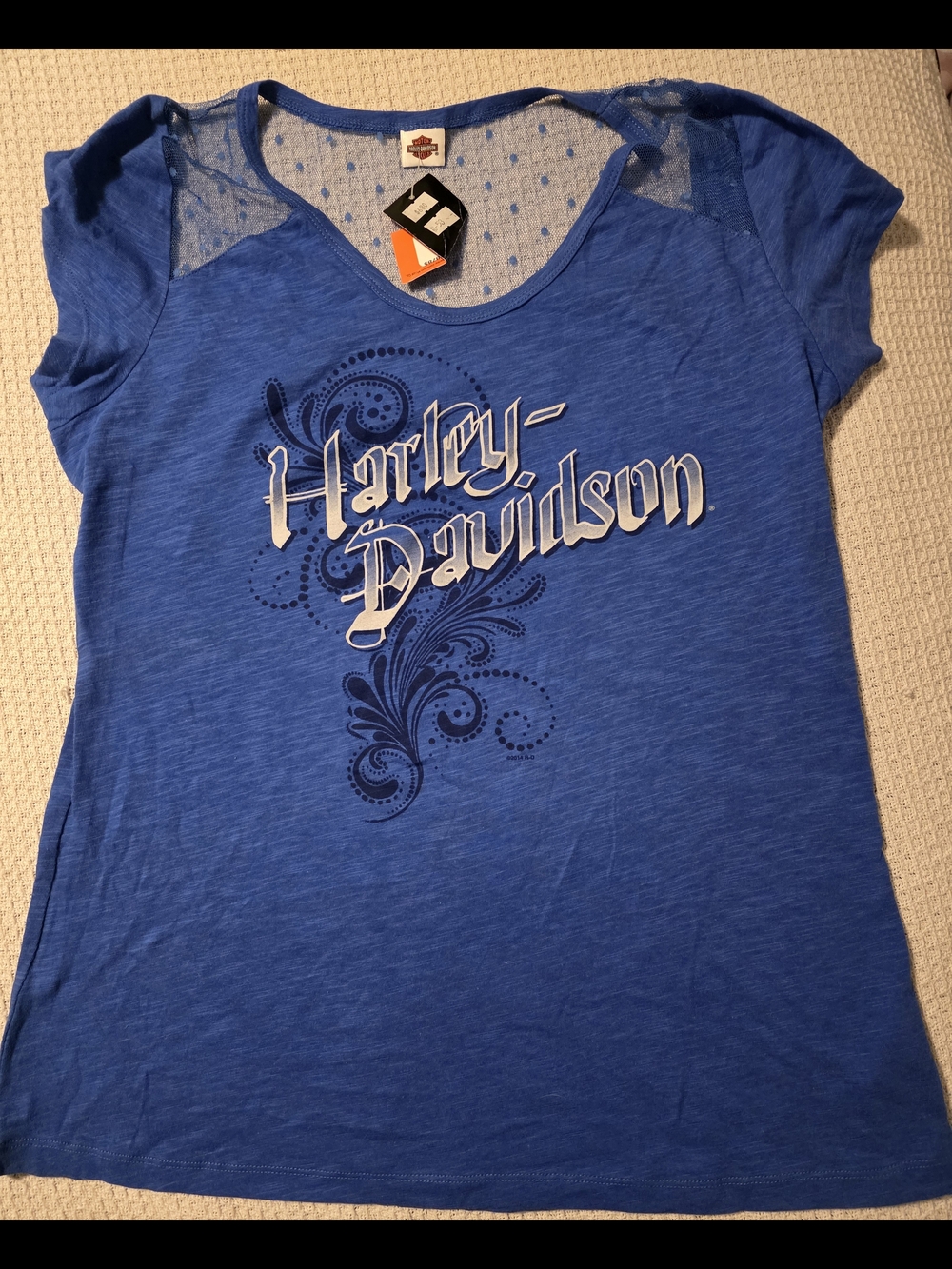 Harley-Davidson Royal Blue Script Logo Tee